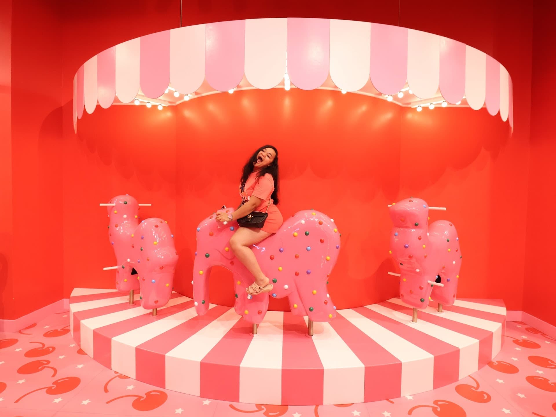 Colorful decor at Museum of Ice Cream in Miami