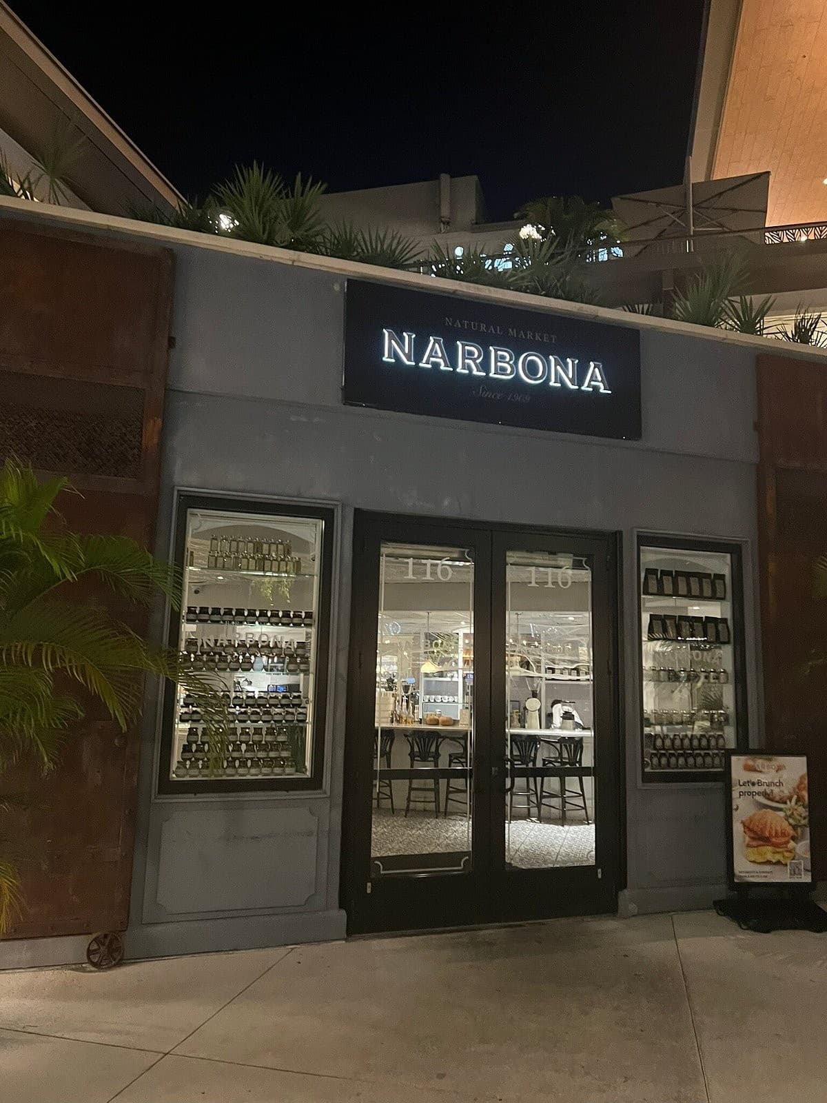 Narbona restaurant exterior in Coconut Grove