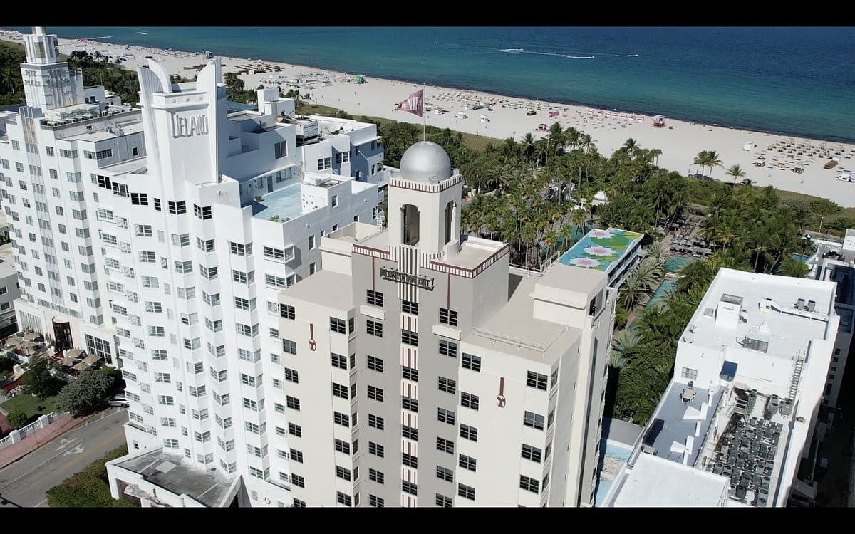 National Hotel view in Miami Beach