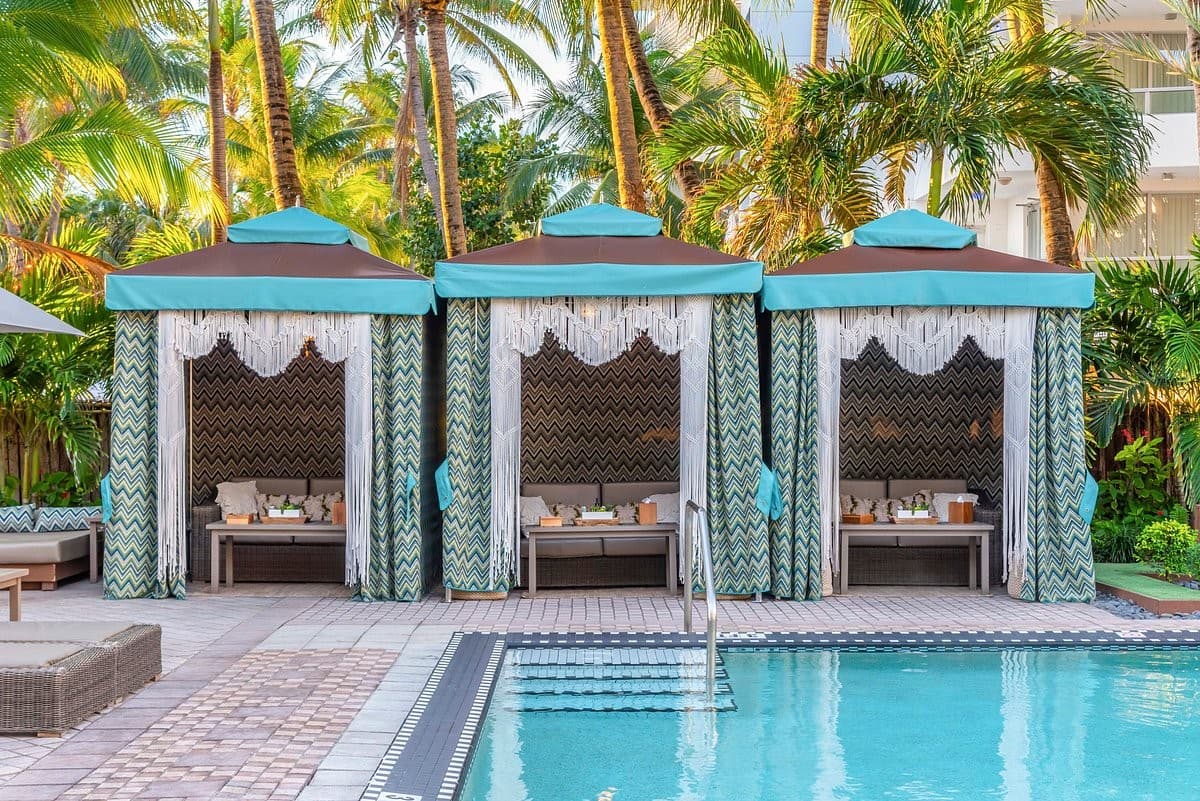Cabanas at National Hotel, Miami Beach