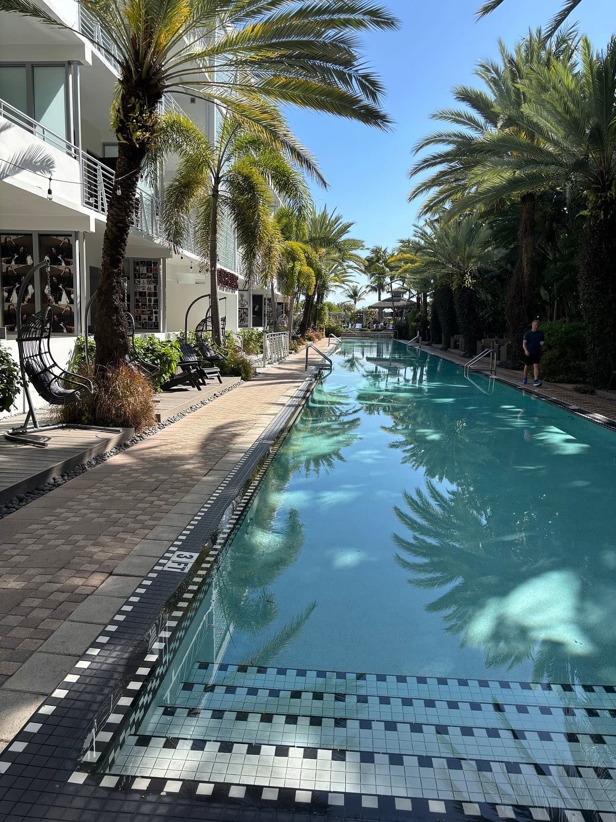 National Hotel pool area in Miami Beach