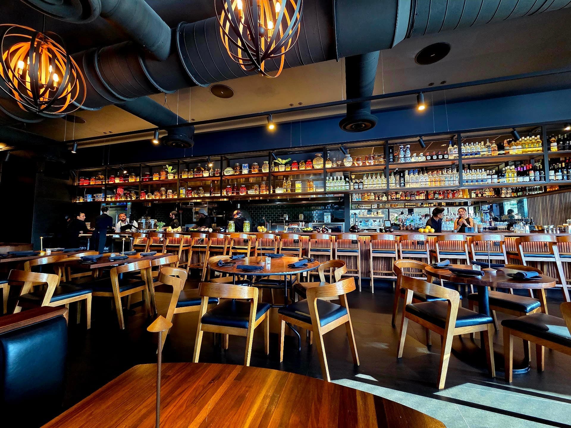 Neya Restaurant interior in Surfside, Miami