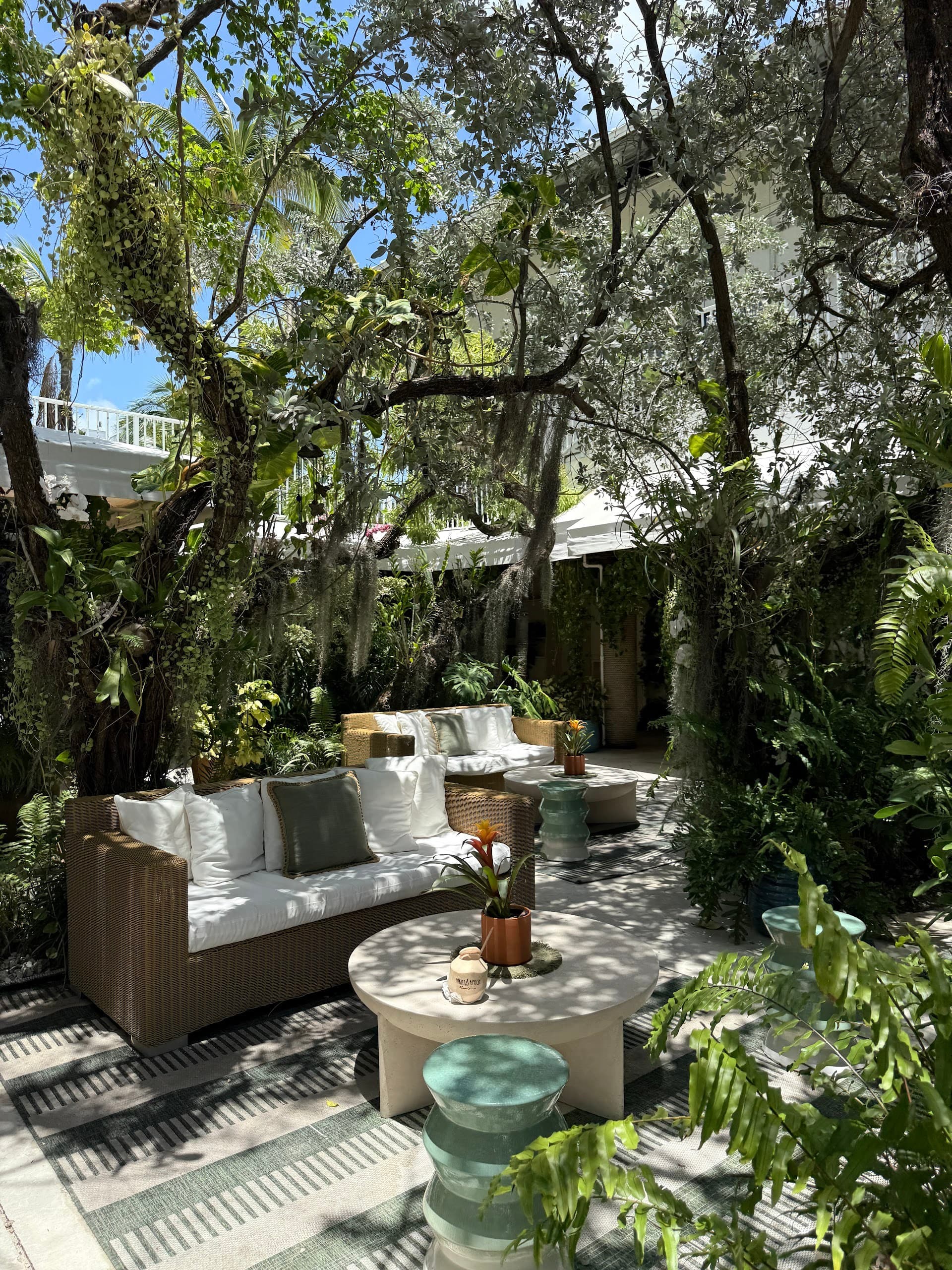 Luxurious interior at Nikki Beach Miami Beach