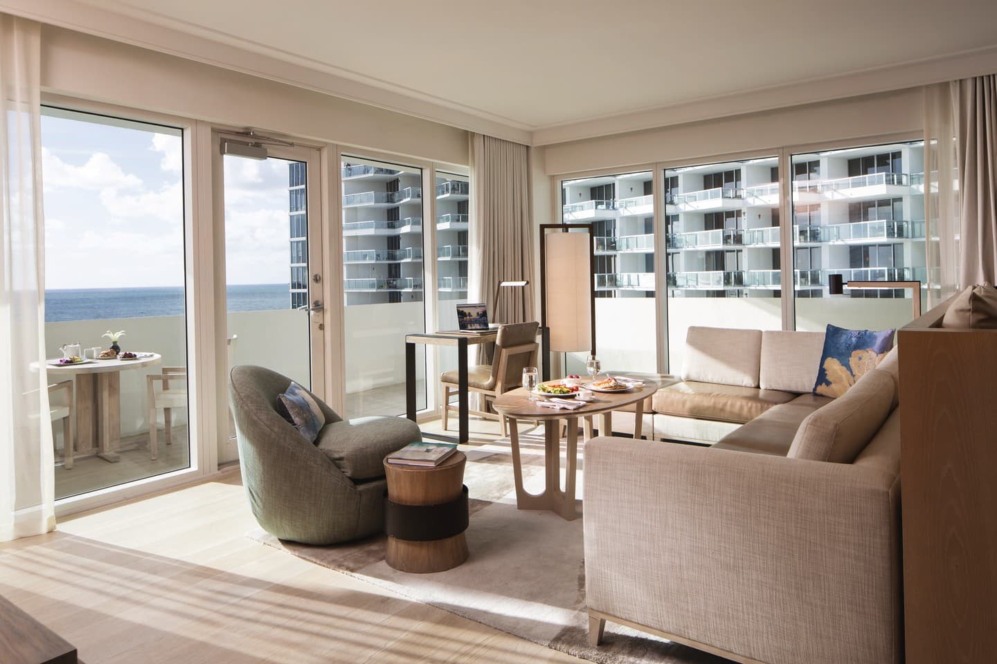 Luxurious suite at Nobu Hotel Miami Beach