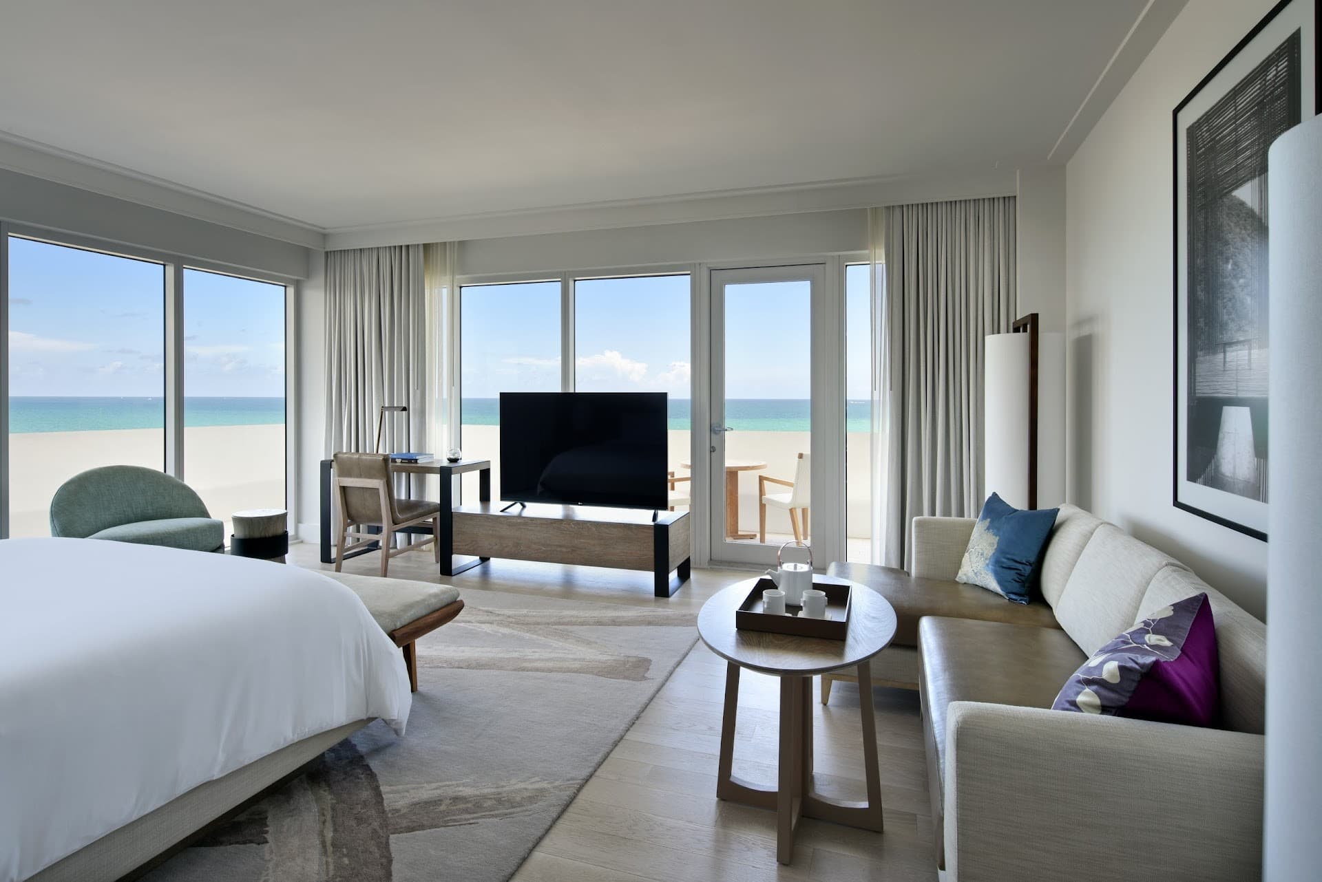 Luxurious suite at Nobu Hotel Miami Beach