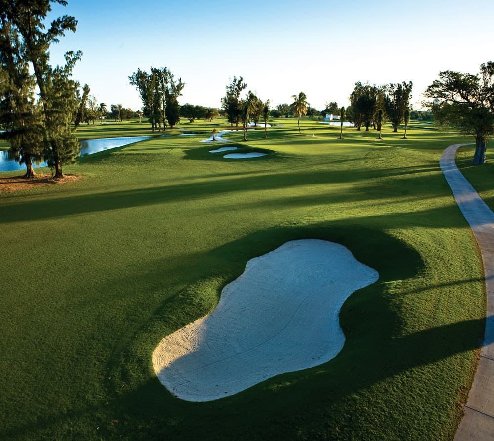 Normandy Shores Golf Course scenic view in Miami Beach