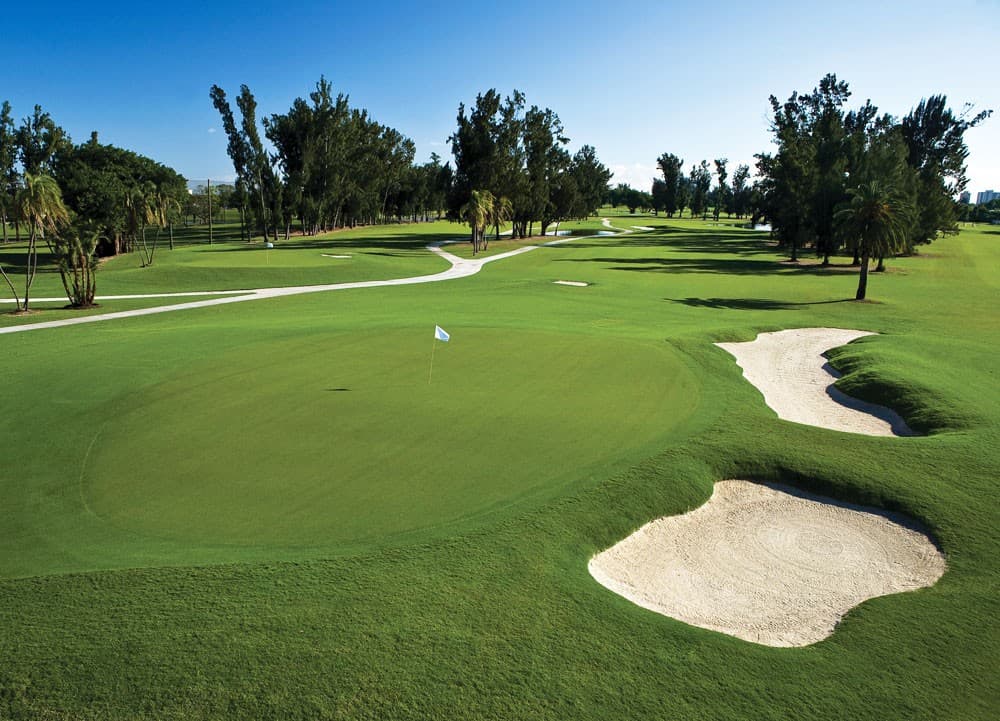 Normandy Shores Golf Course view in Miami Beach