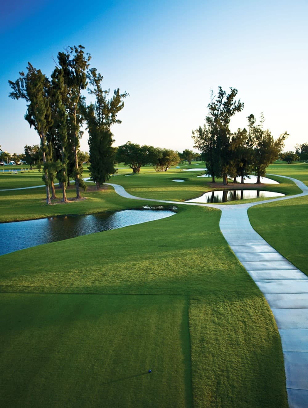 Normandy Shores Golf Course scenic view in Miami Beach