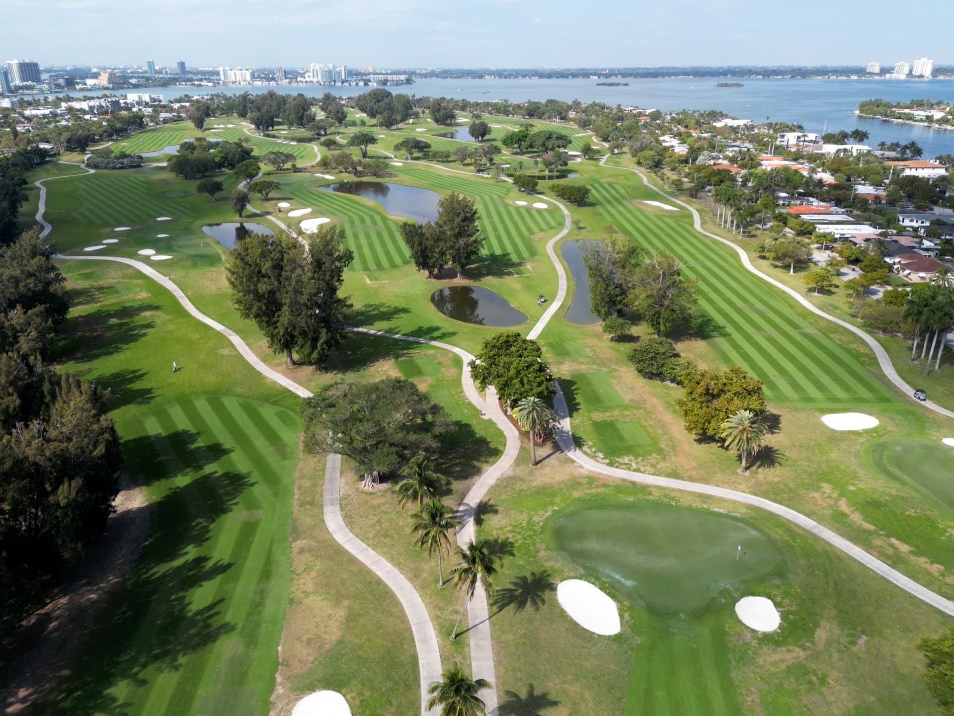 Normandy Shores Golf Course scenic view in Miami Beach