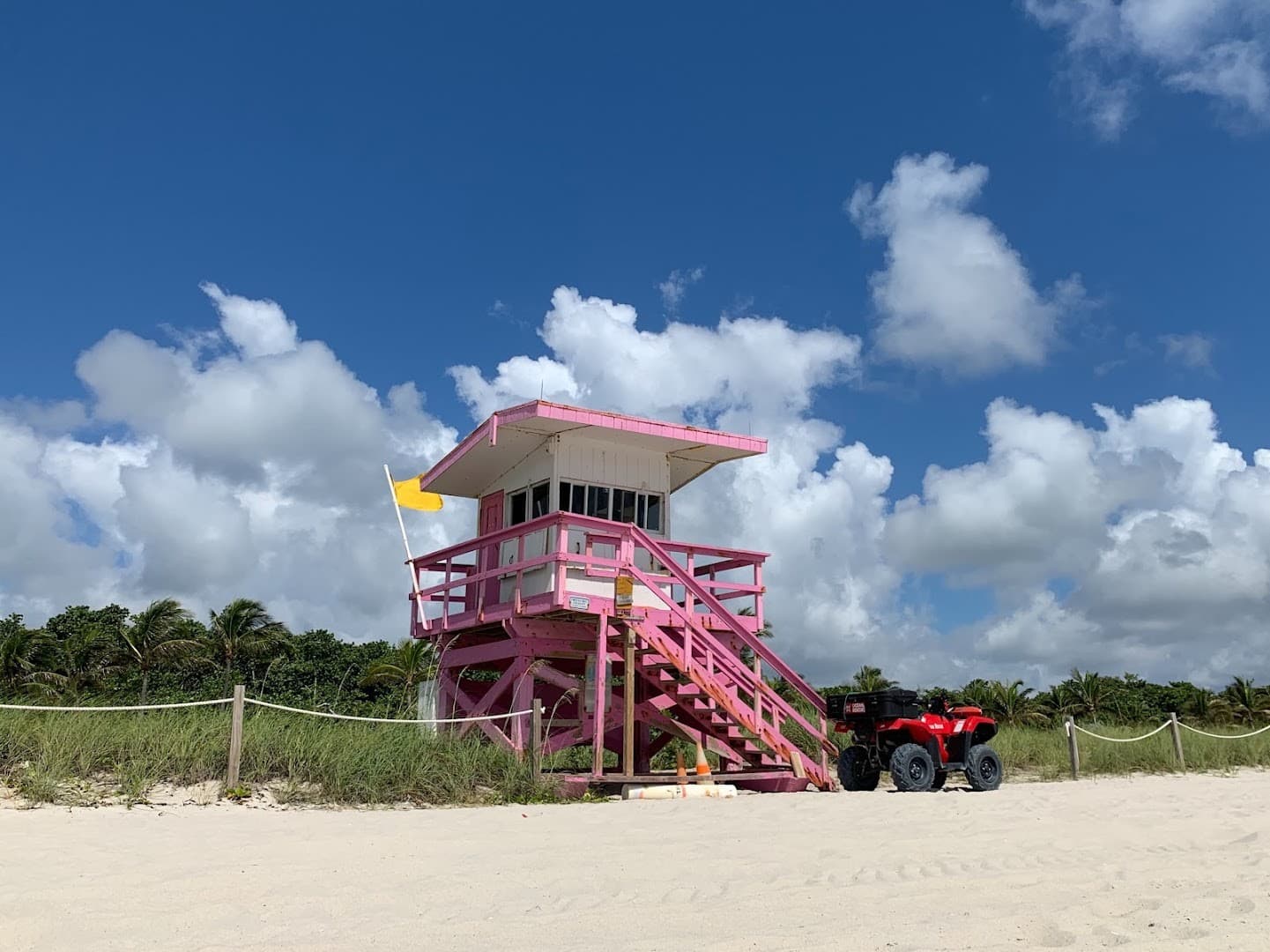 Lifeguard tower at North Beach Oceanside Park, Miami Beach