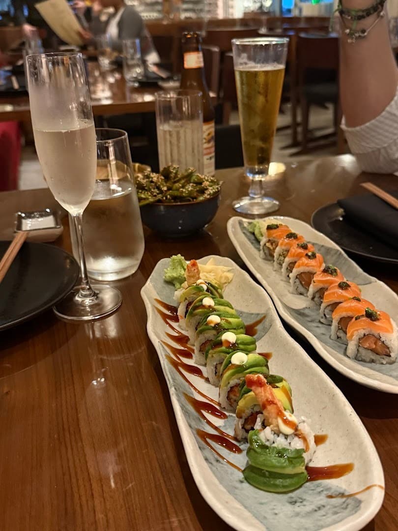 Sushi dining experience at Novikov Miami
