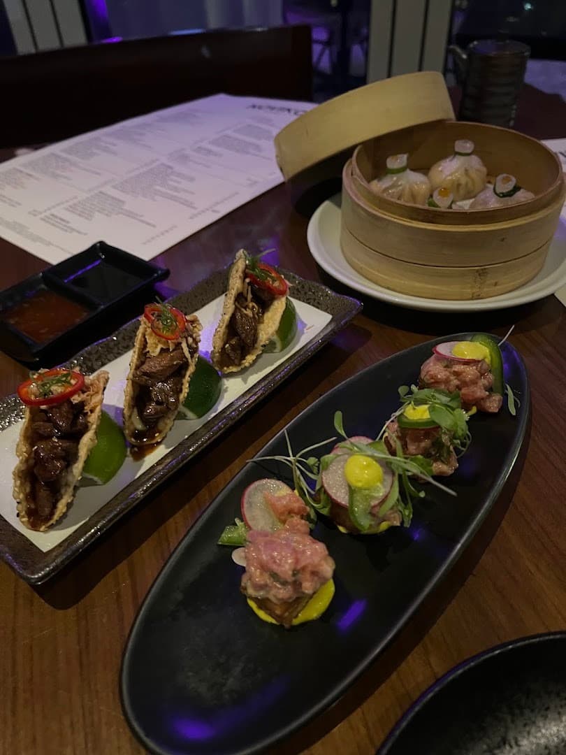 Delicious dishes at Novikov Miami restaurant