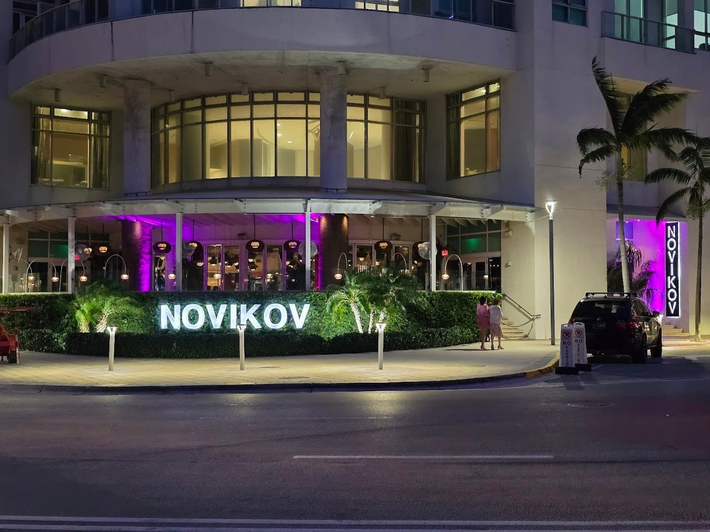 Novikov restaurant exterior in Miami