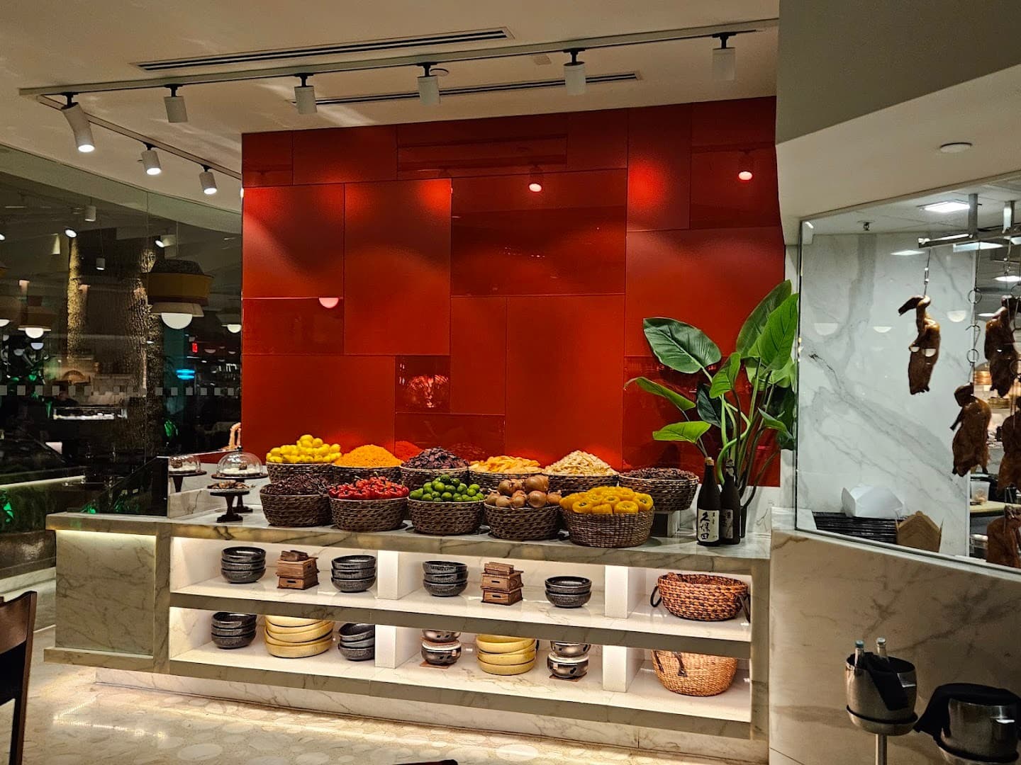 Interior view of Novikov Miami restaurant