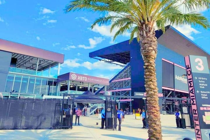 Nu Stadium exterior view in Miami