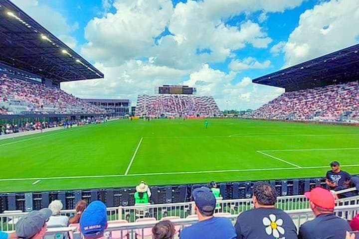 Nu Stadium view in Miami with spectators