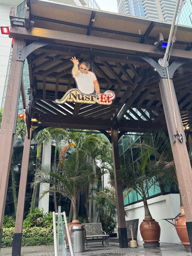 Nusr-Et Steakhouse entrance in Miami