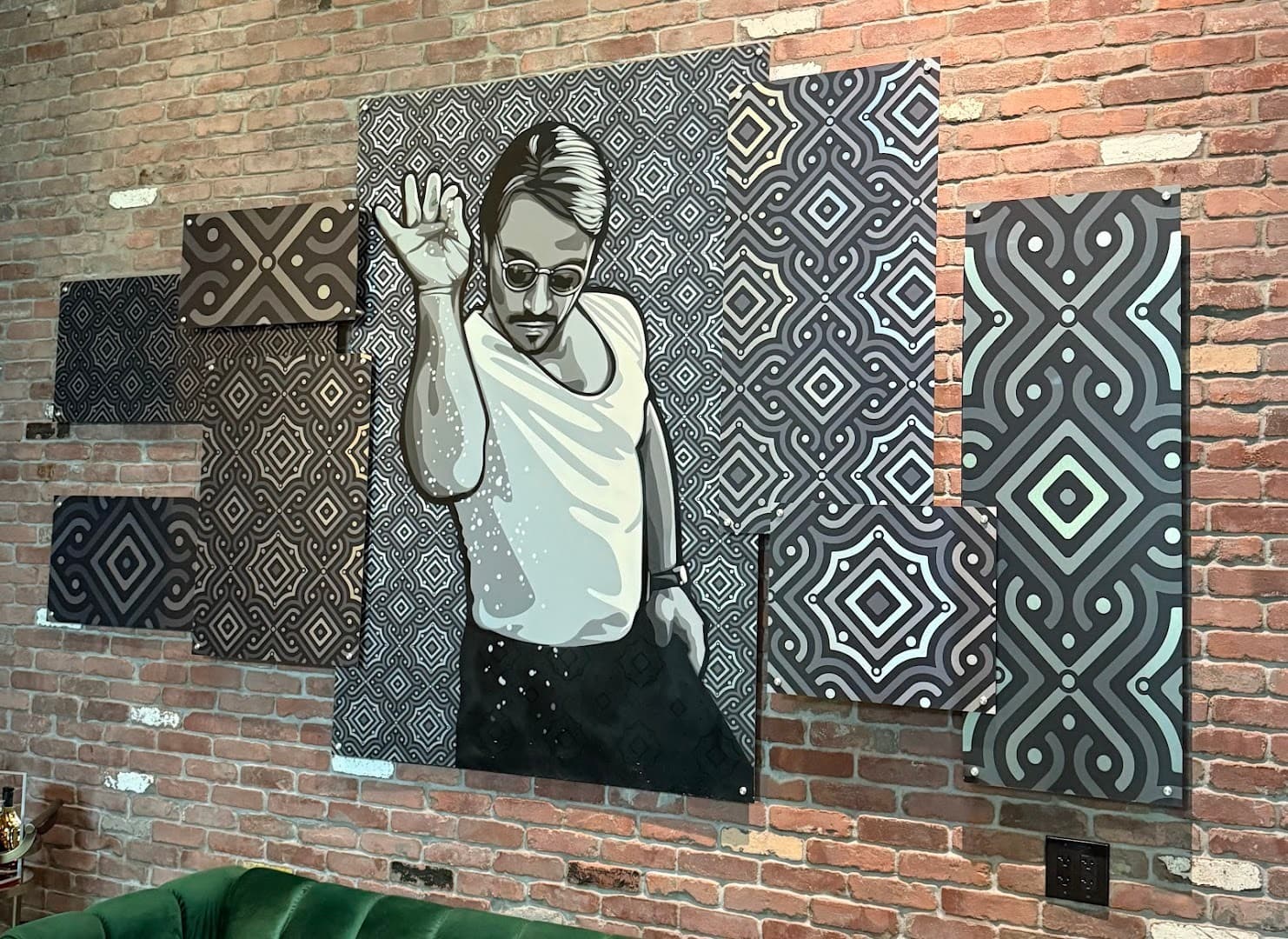 Art installation at Nusr-Et Steakhouse in Miami