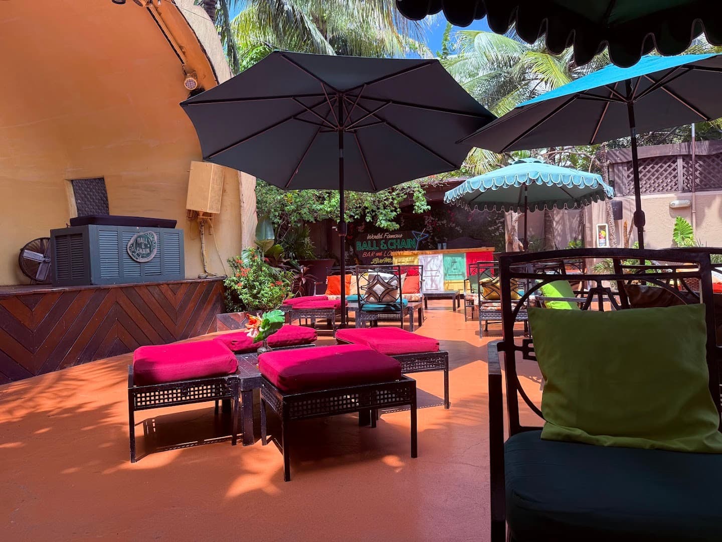Outdoor patio at Old's Havana Cuban Bar & Cocina in Miami