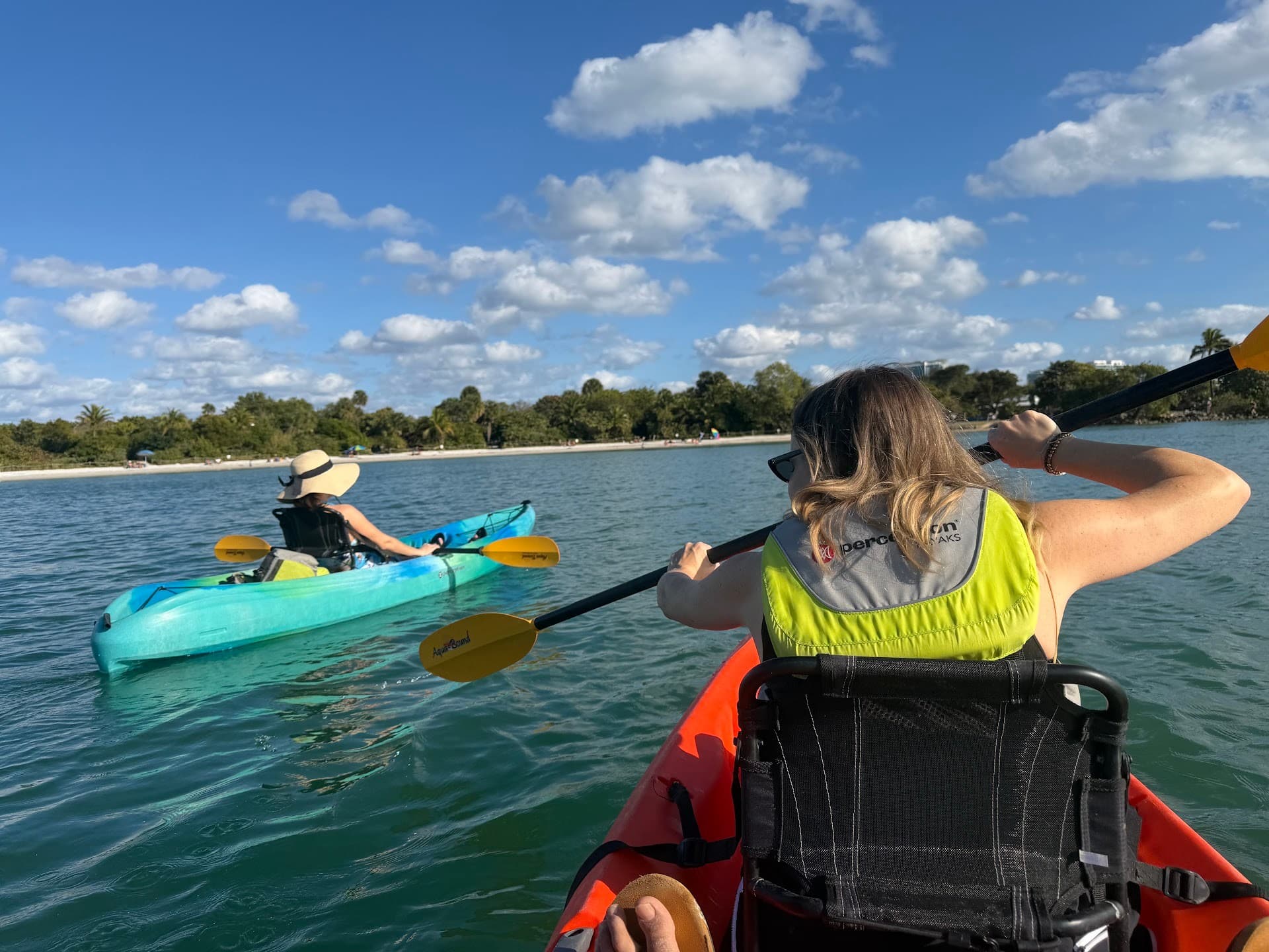 Kayaking at Oleta River Outdoor Center in North Miami Beach