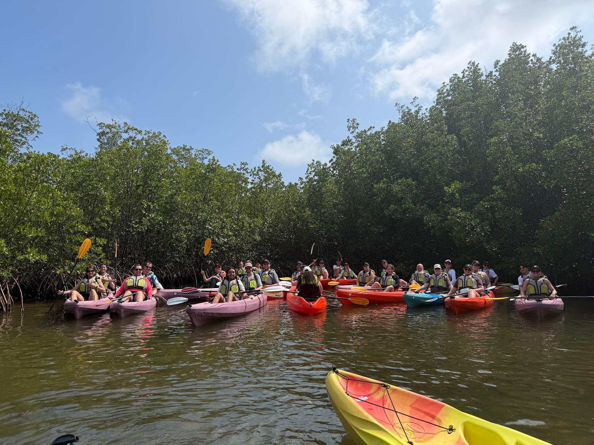Kayaking at Oleta River Outdoor Center in North Miami Beach