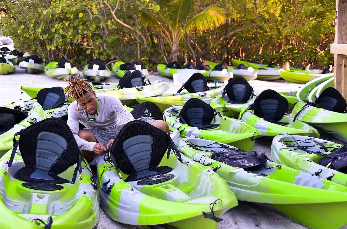 Kayaking at Oleta River Outdoor Center in North Miami Beach