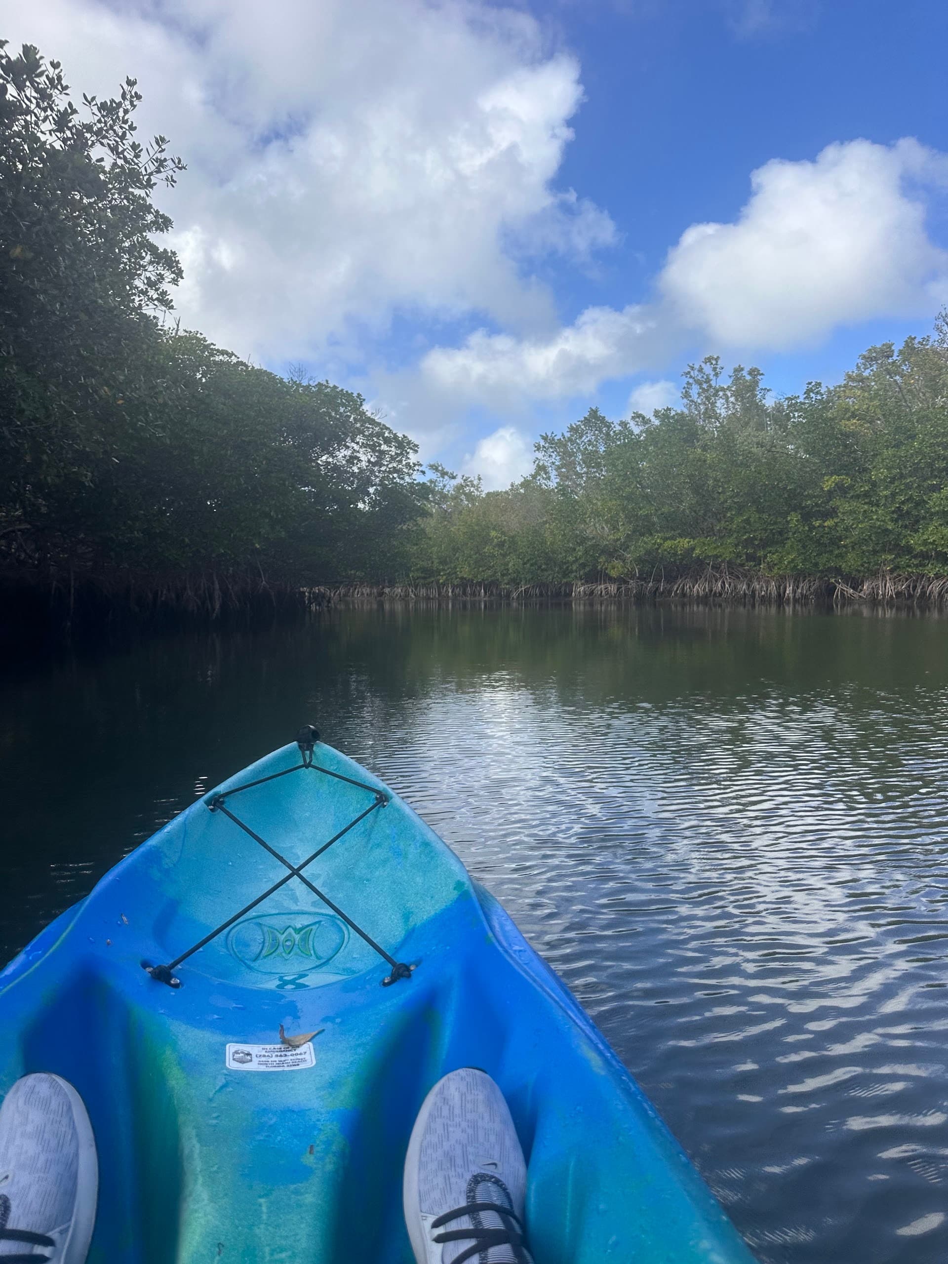 Kayaking at Oleta River Outdoor Center in North Miami Beach