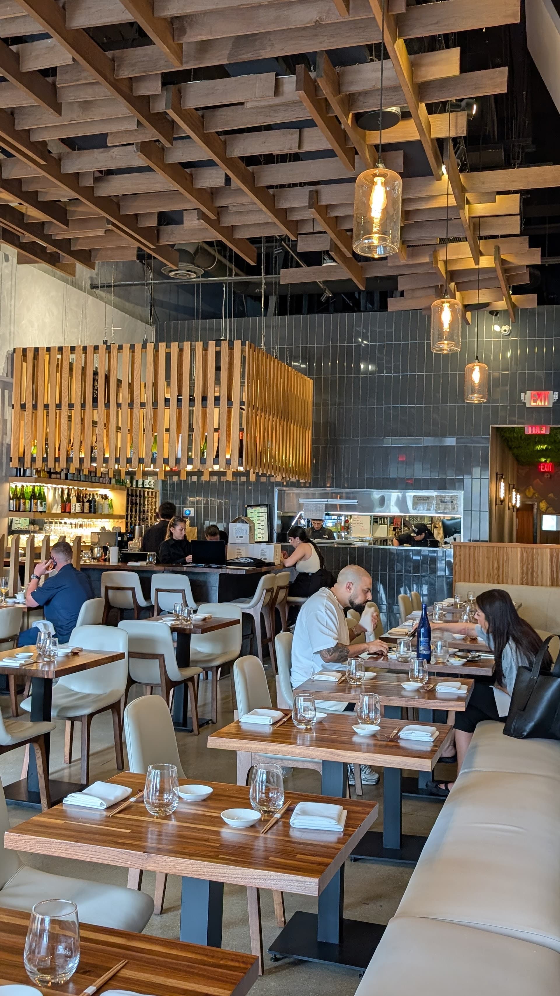 OMAKAI hand roll bar interior in Miami