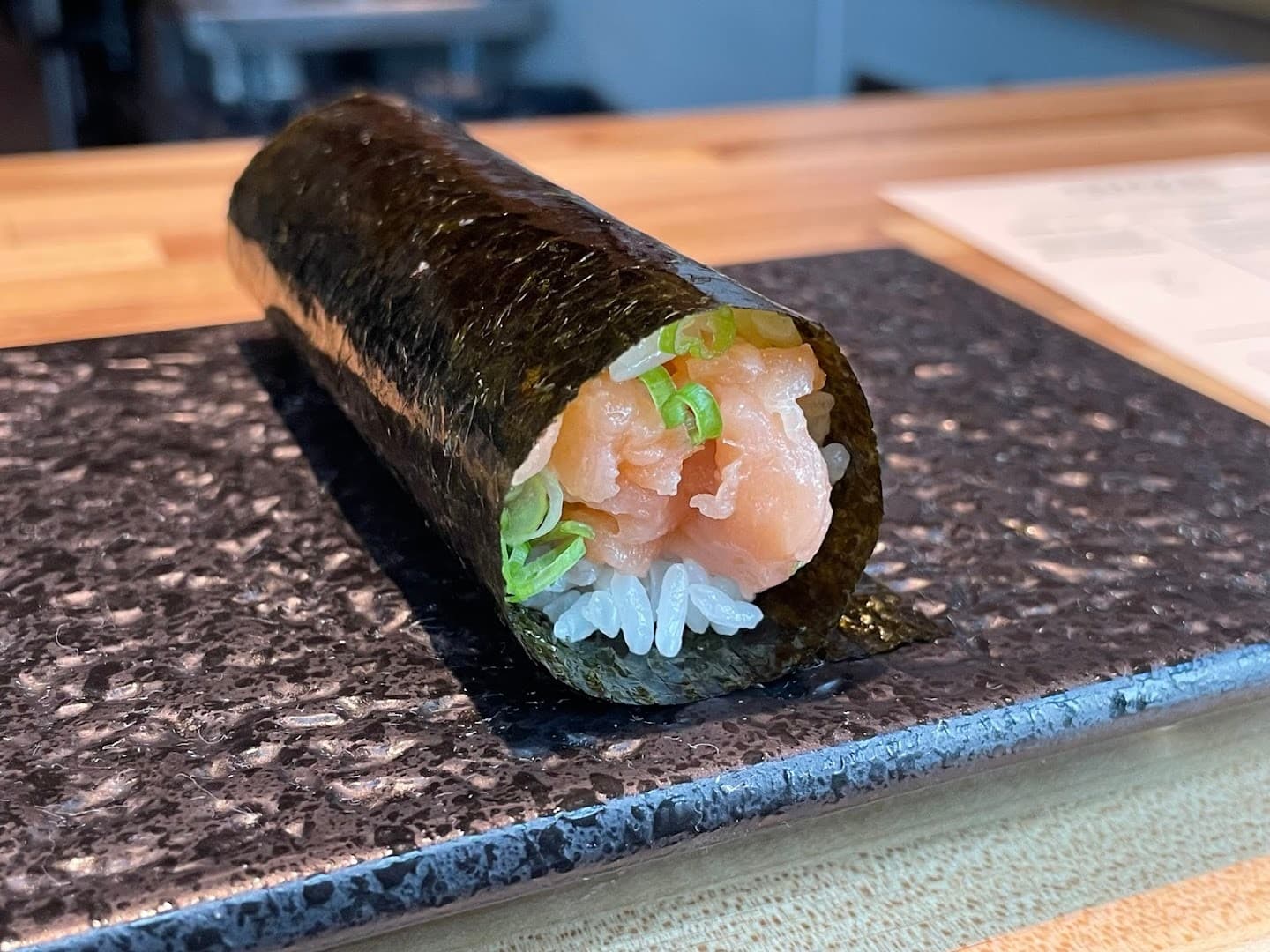 Omakai hand roll bar sushi hand roll in Miami