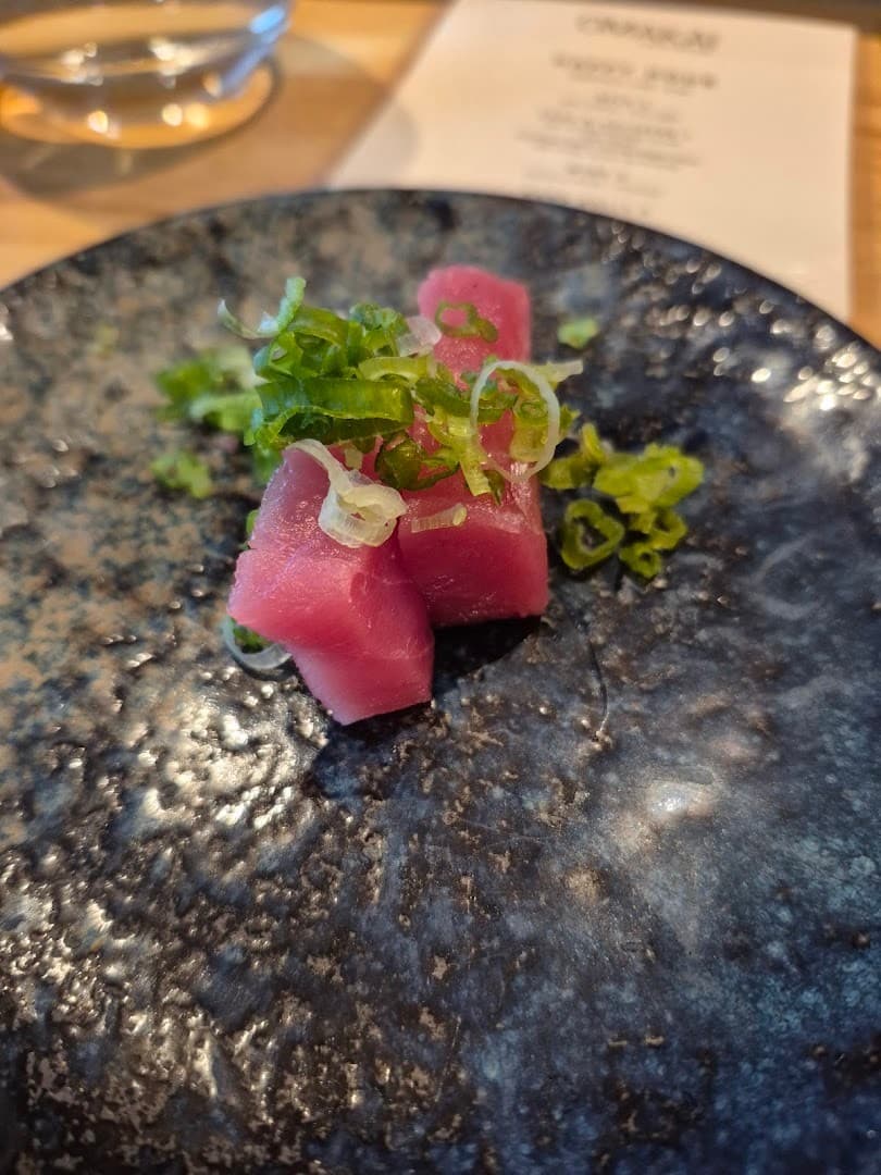 Sashimi at OMAKAI hand roll bar in Miami