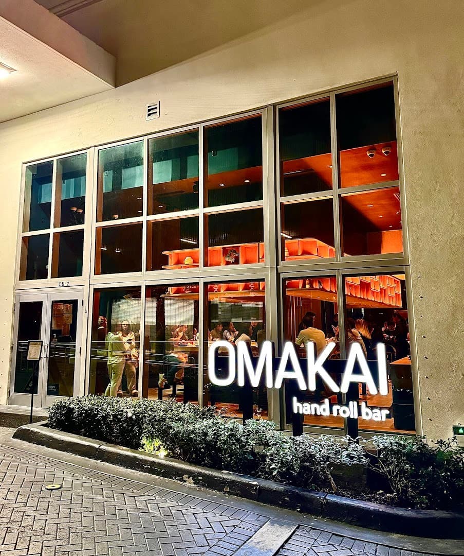 OMAKAI hand roll bar exterior view in Miami