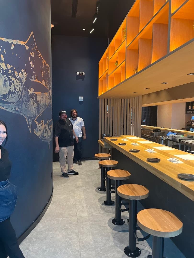 Interior view of OMAKAI hand roll bar in Miami