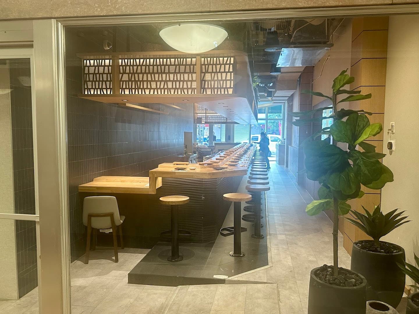 Interior view of OMAKAI hand roll bar in Miami