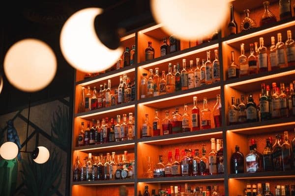 Orilla Bar & Grill bar setup in Miami Beach