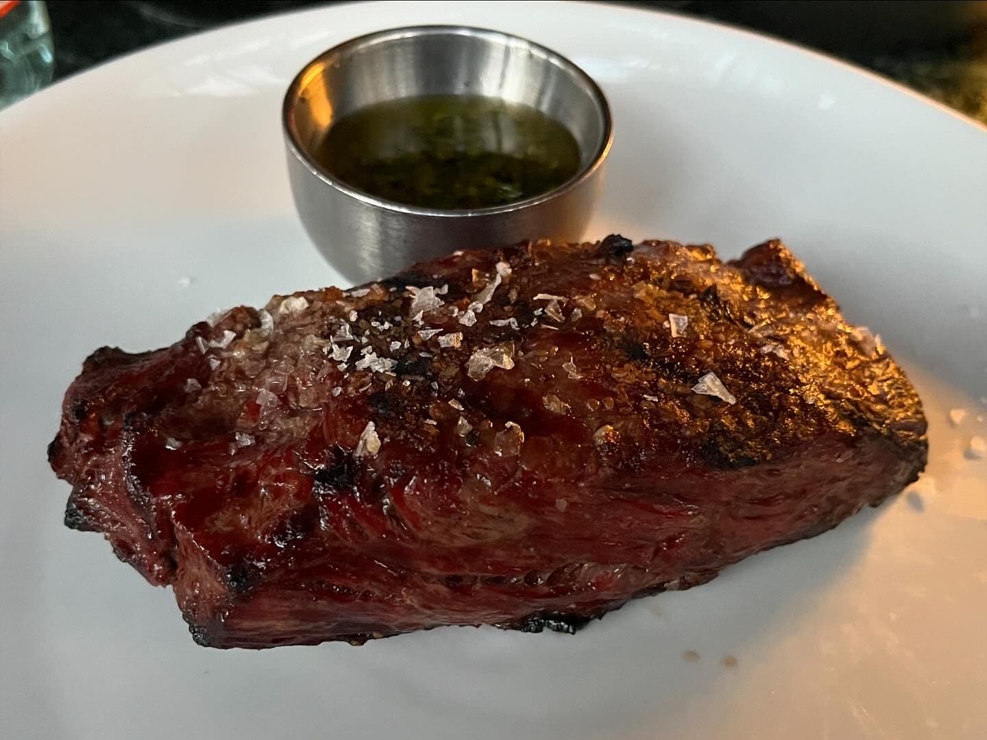 Succulent steak at Orilla Bar & Grill in Miami Beach