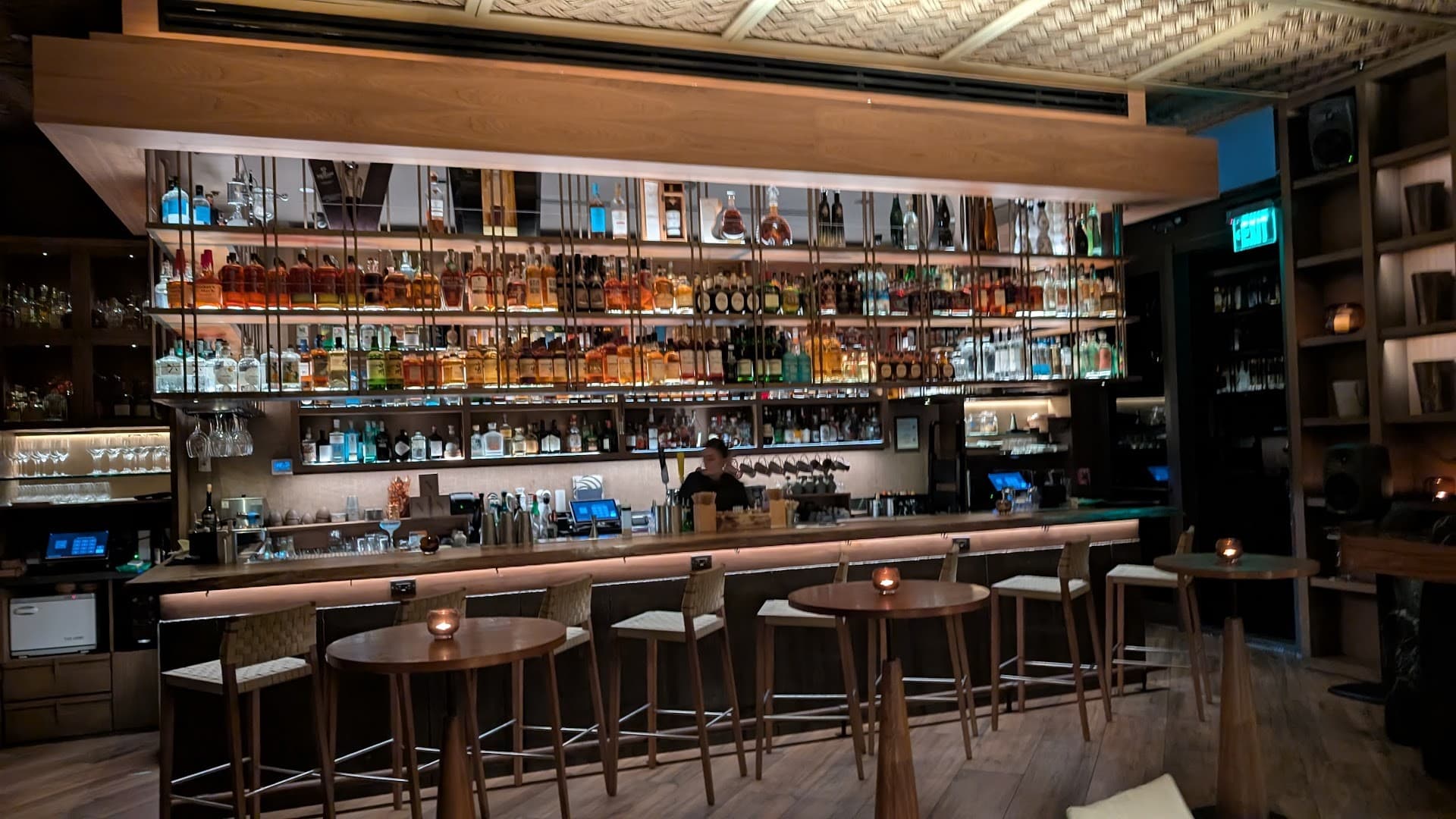 Bar area at Osaka Miami restaurant in Miami