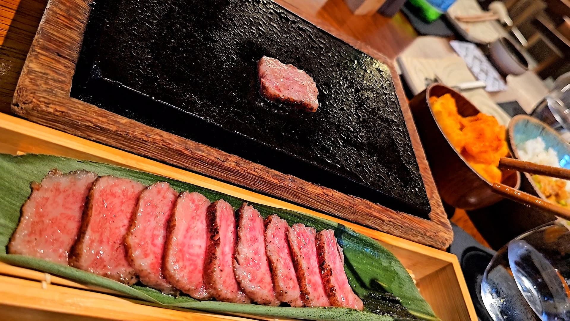 Wagyu beef dish at Osaka Miami