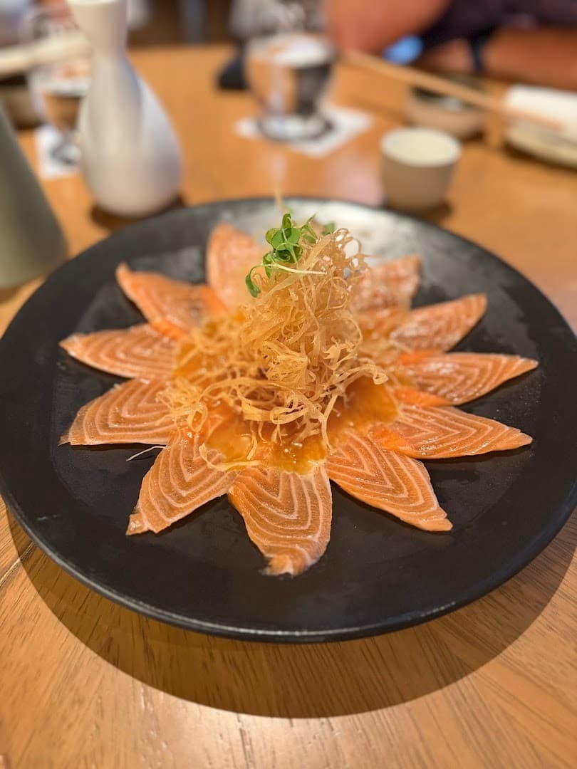 Sashimi dish at Osaka Miami restaurant