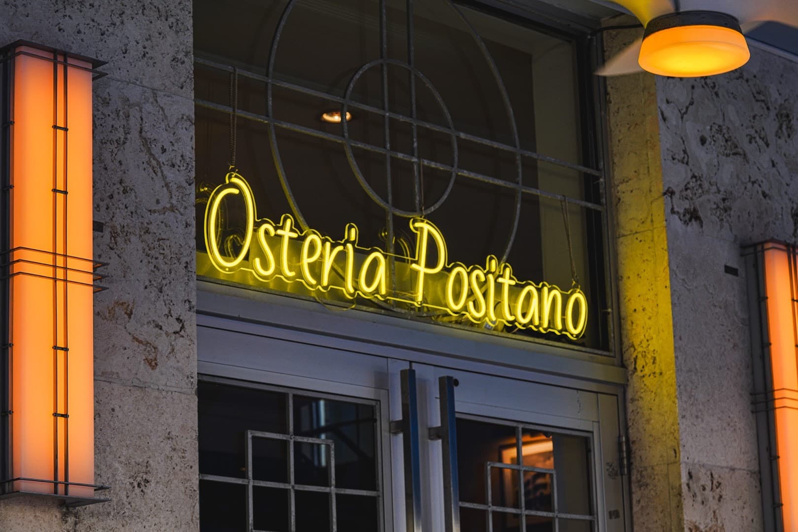 Osteria Positano restaurant sign in Miami Beach