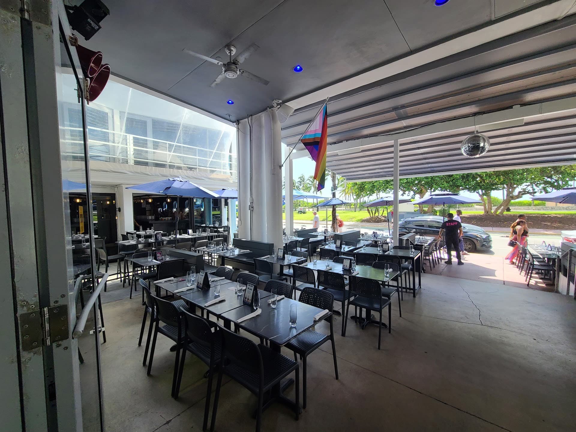 Palace Bar & Restaurant seating area in Miami Beach