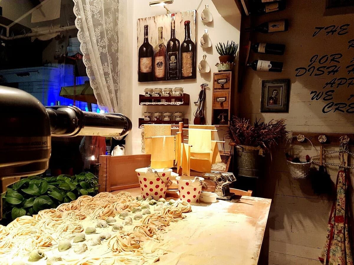 Pane e Vino restaurant interior in Miami Beach
