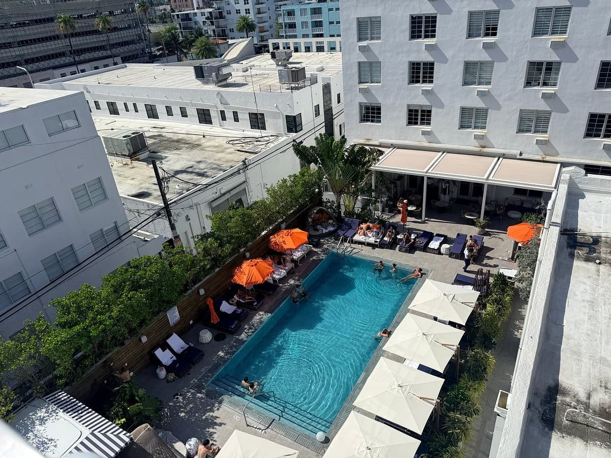 Park Central South Beach pool area in Miami Beach