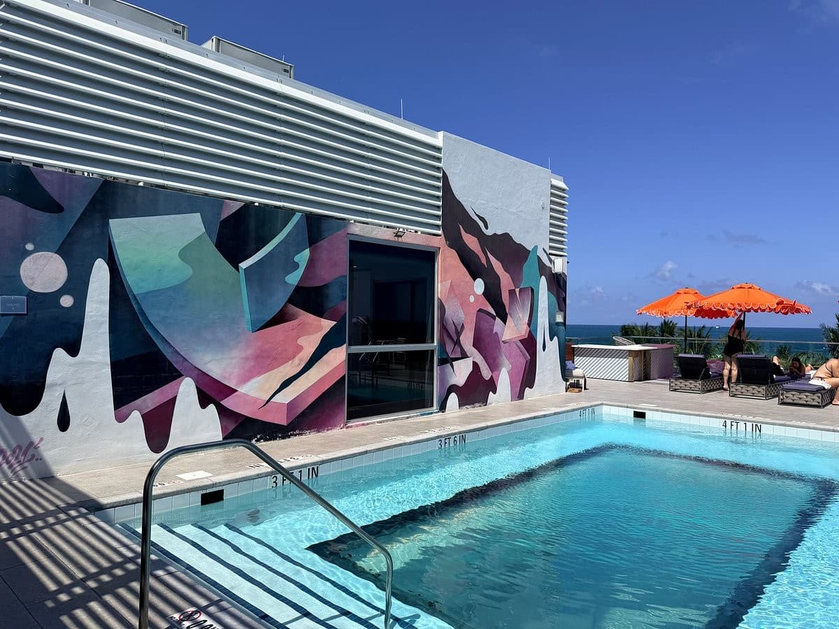 Park Central South Beach pool area in Miami Beach