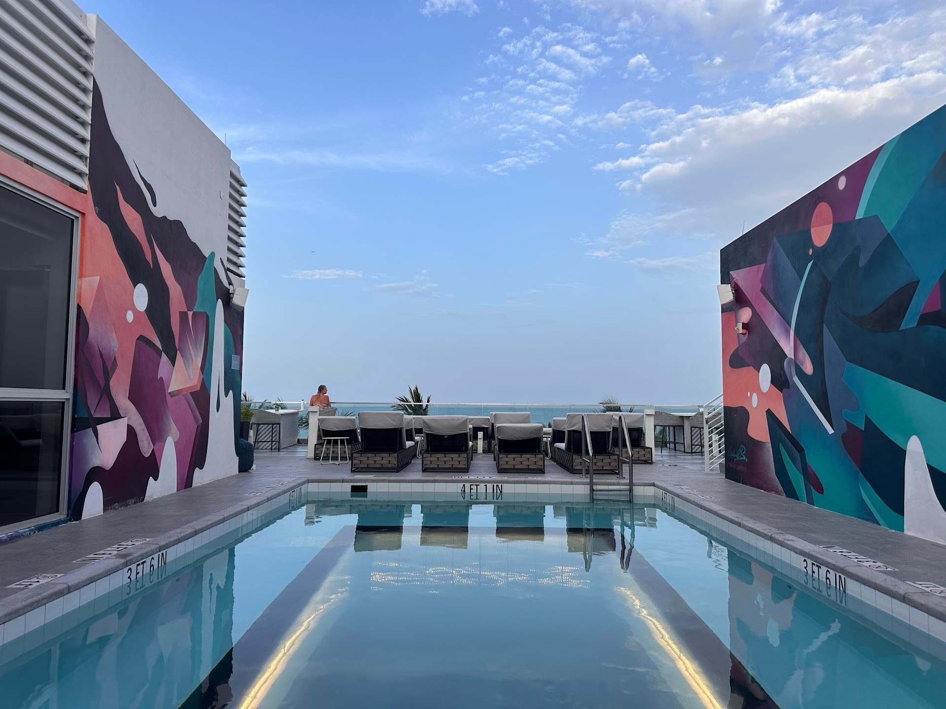 Park Central South Beach pool area in Miami Beach