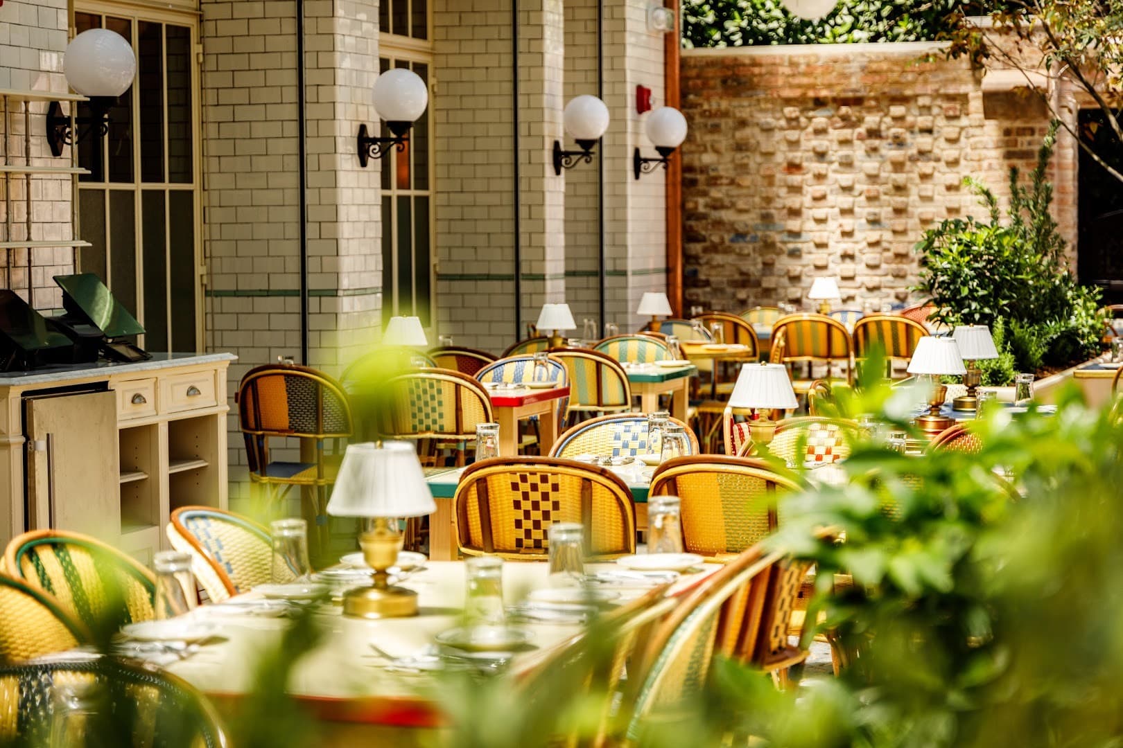 Pastis Miami outdoor dining area
