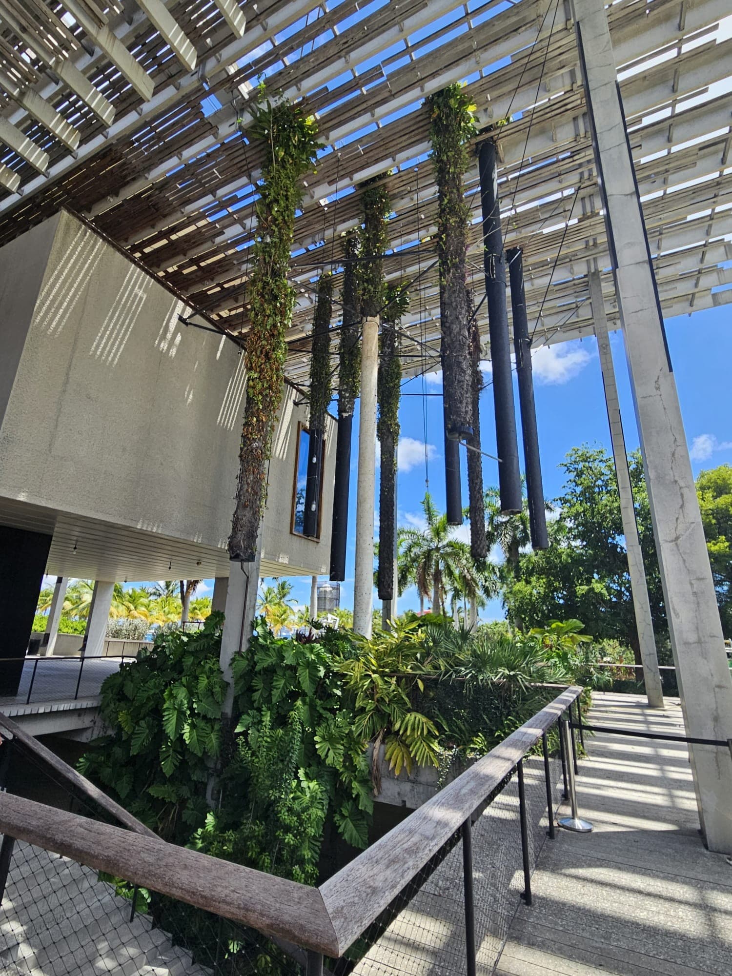 Pérez Art Museum Miami interior view with greenery