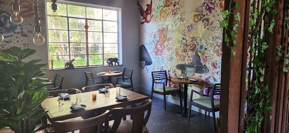 Phuc Yea interior dining scene in Miami