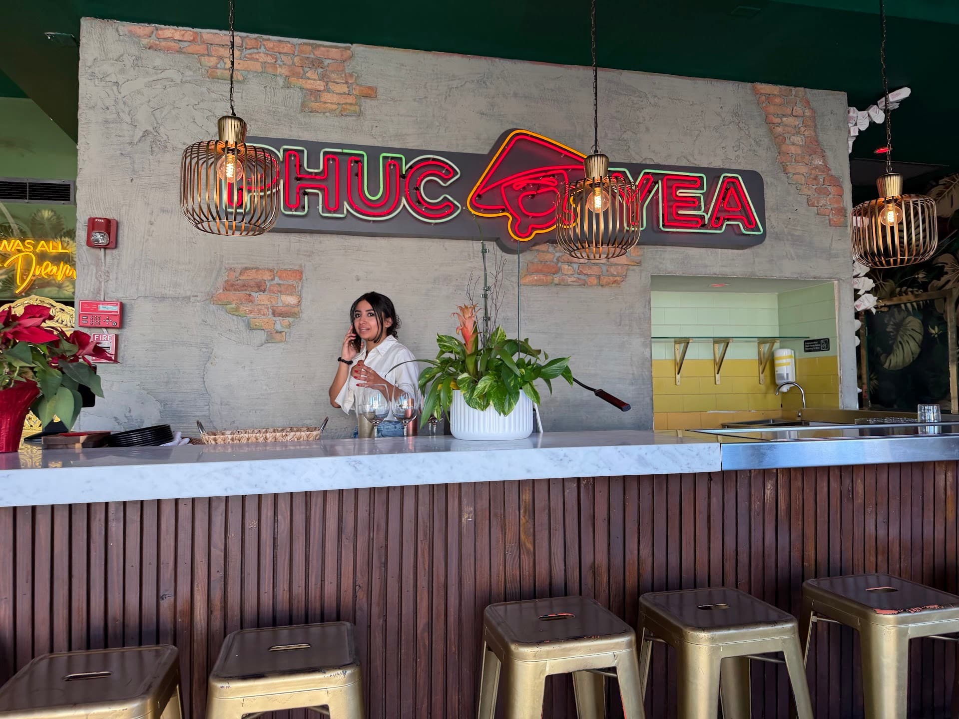 Phuc Yea restaurant interior in Miami