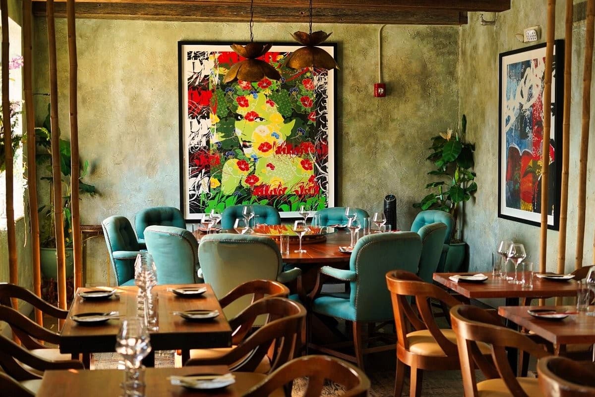 Phuc Yea restaurant interior in Miami