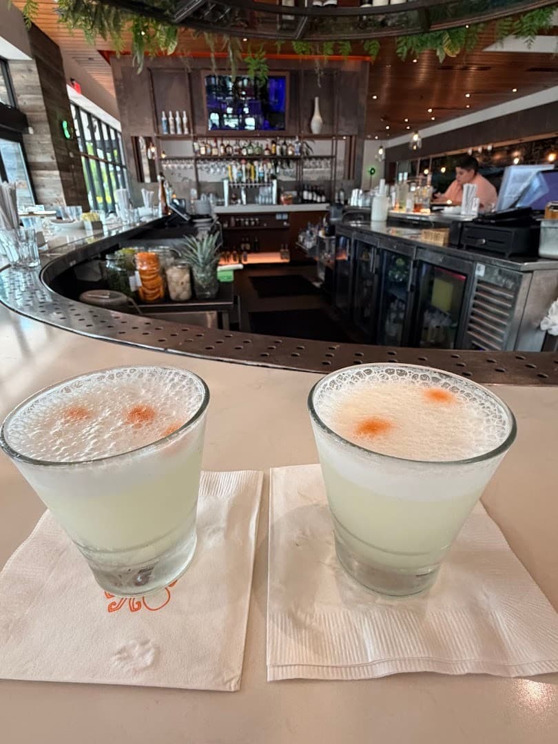 Pisco y Nazca Ceviche Gastrobar drinks in Doral
